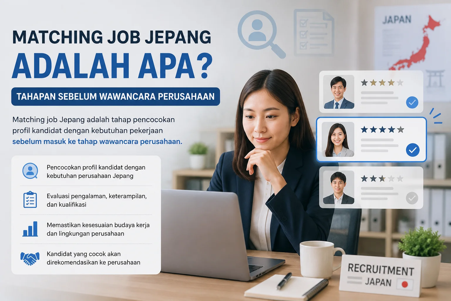 Matching Job Jepang Adalah Apa? Tahapan Sebelum Wawancara Perusahaan