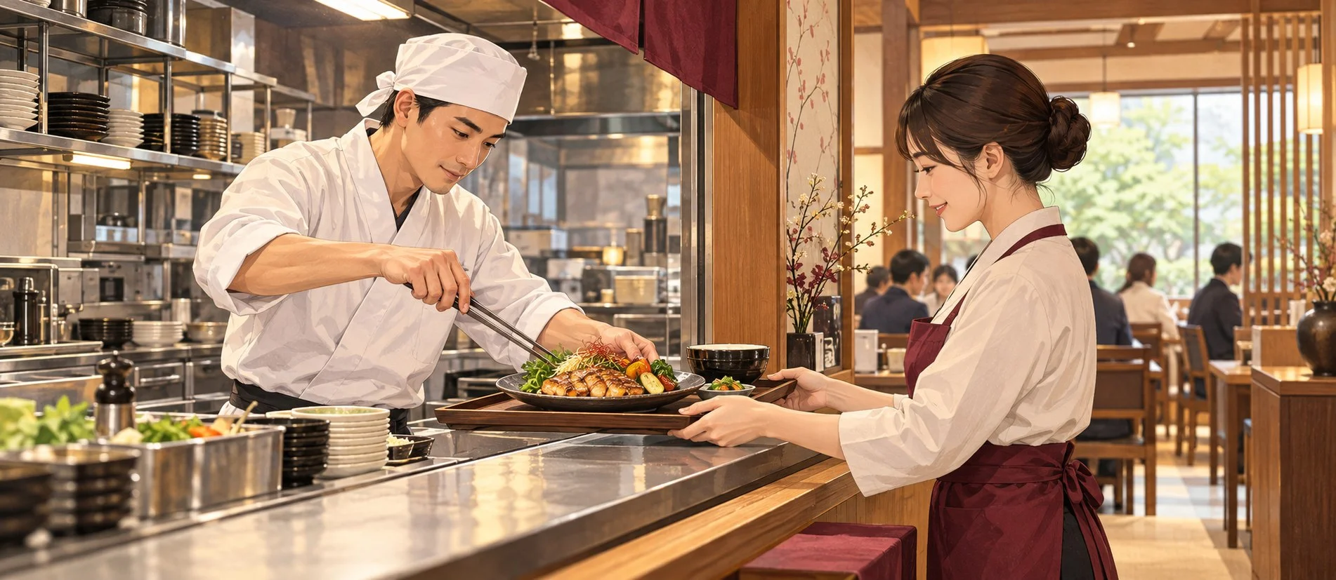 Lowongan Tokutei Ginou Kokunai Restoran di Chiba: Gaji 230.000 Yen per Bulan